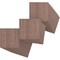 Ekena Millwork 7 3/4W x 7 3/4H x 1/4T Wood Hobby Boards, Walnut, 25PK HBW08X08X250DWA - alternate 1